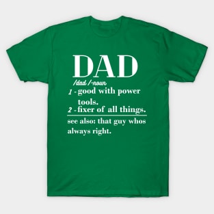 Dad Definition father day gift T-Shirt